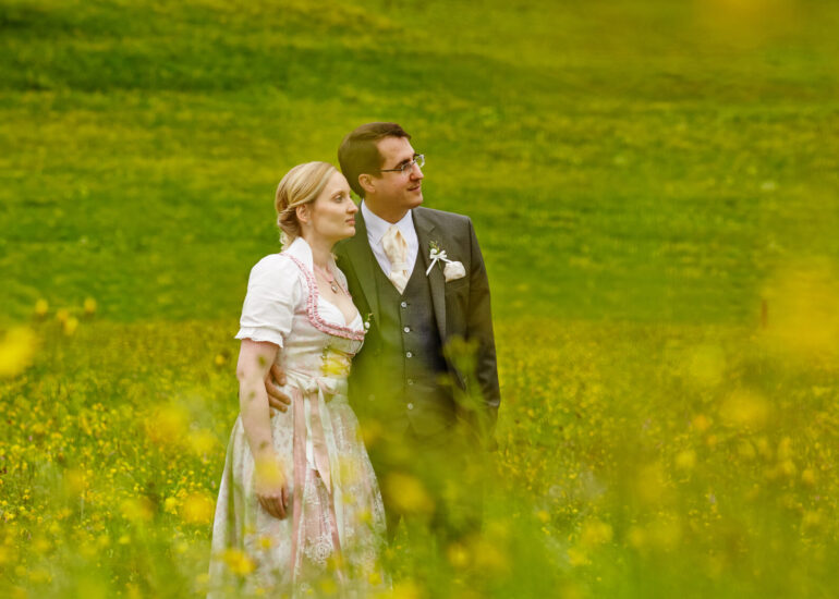 Hochzeitsfotos im Tegernseer Tal im Mai